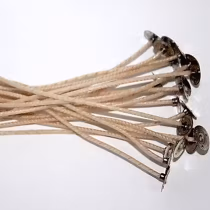 a bunch of beige cord with metal buttons