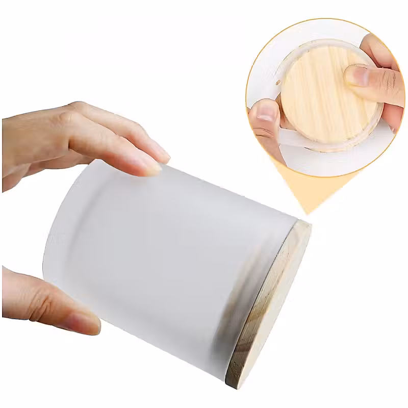 Bocaux avec couvercles – 10 oz, finition mate - Image 2