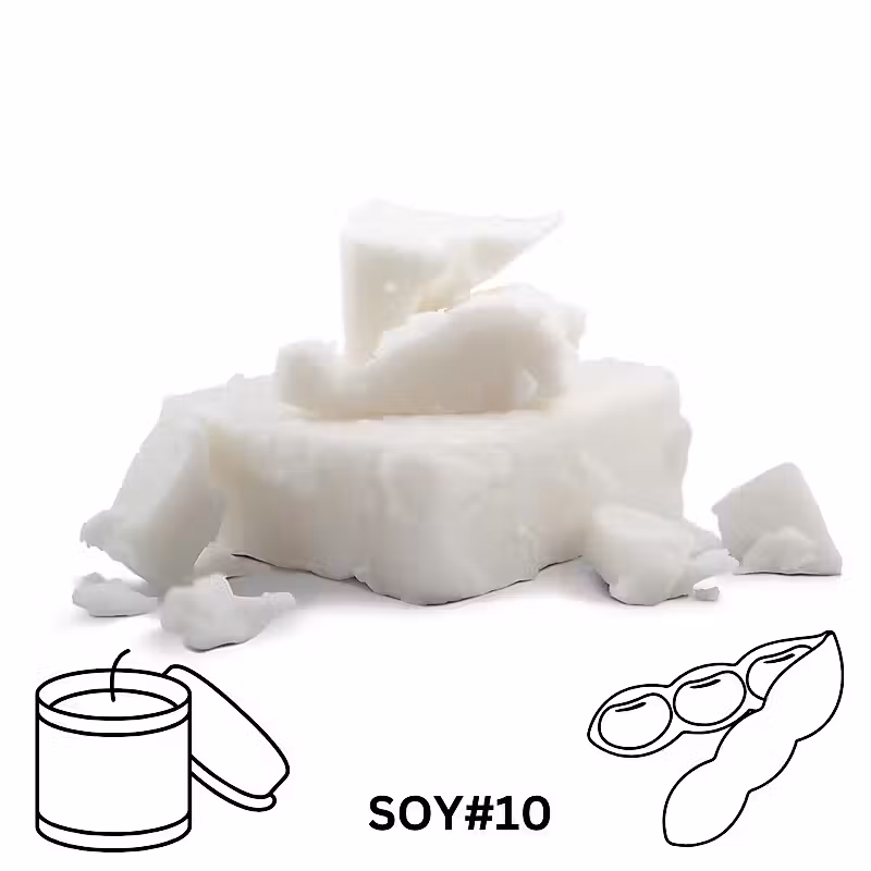 Représentation pour la plaque de cire à bougie soy10
