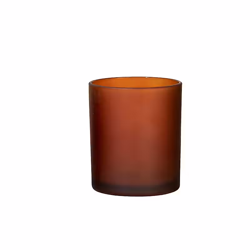 Pots gobelets avec couvercles – 10 oz, finition ambrée givrée - Image 2