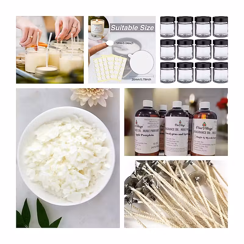 Éléments du kit en carrés