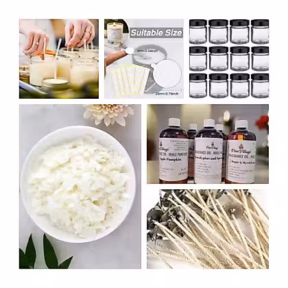 Elements of the kit in squares