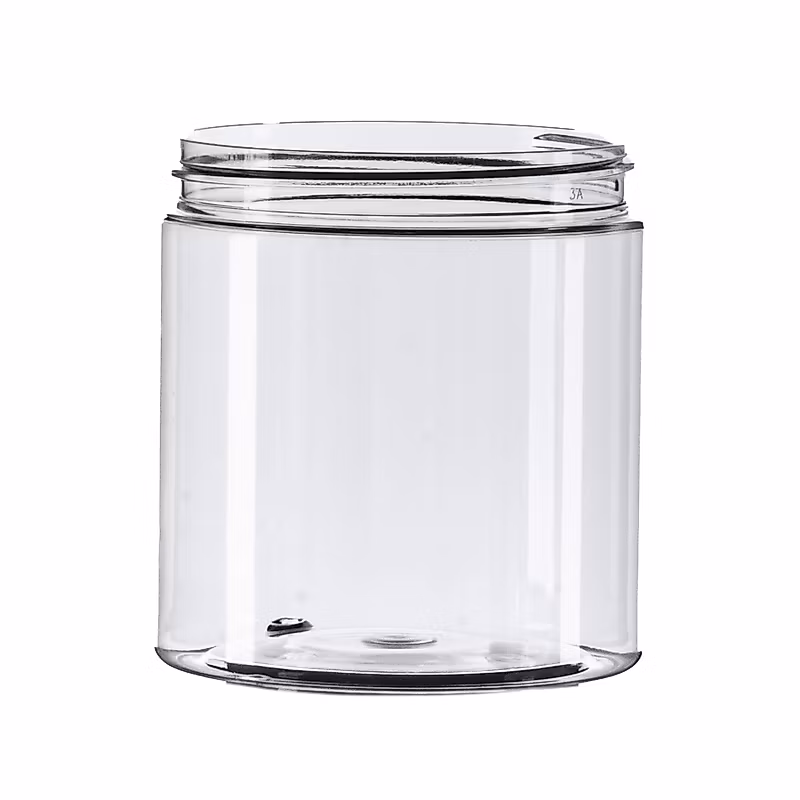 transparent jar